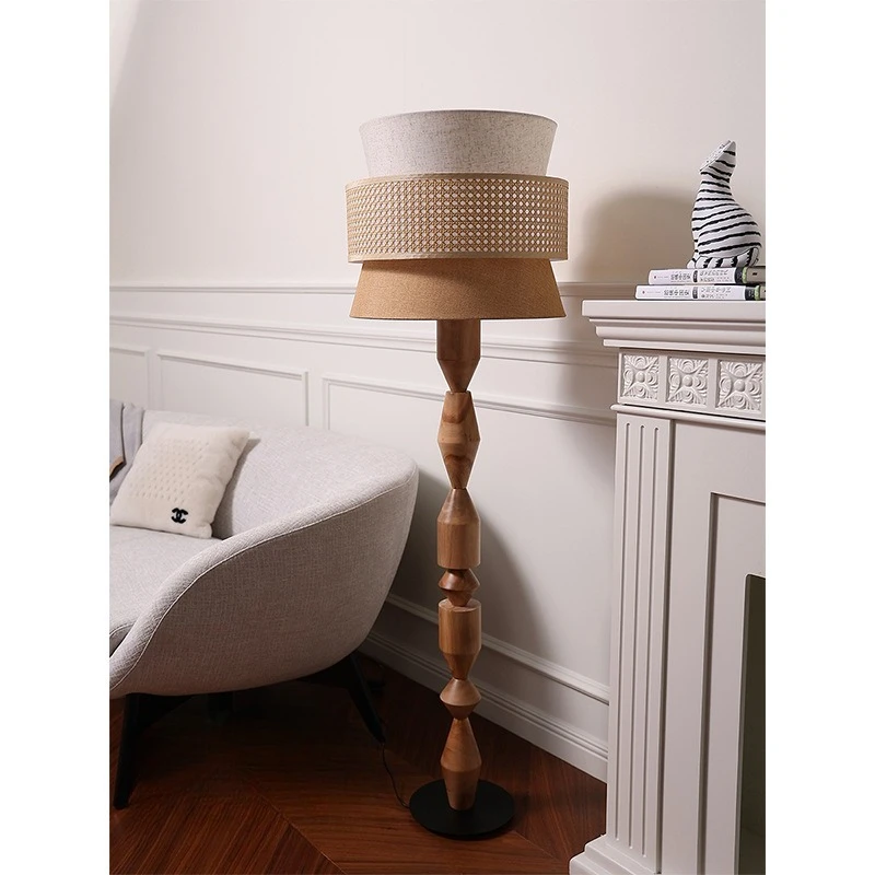 New Chinese wood handmade linen color matching floor lamp adjustable study living room bedroom ambient light
New Chinese wood handmade linen color matching floor lamp adjustable study living room bedroom ambient light