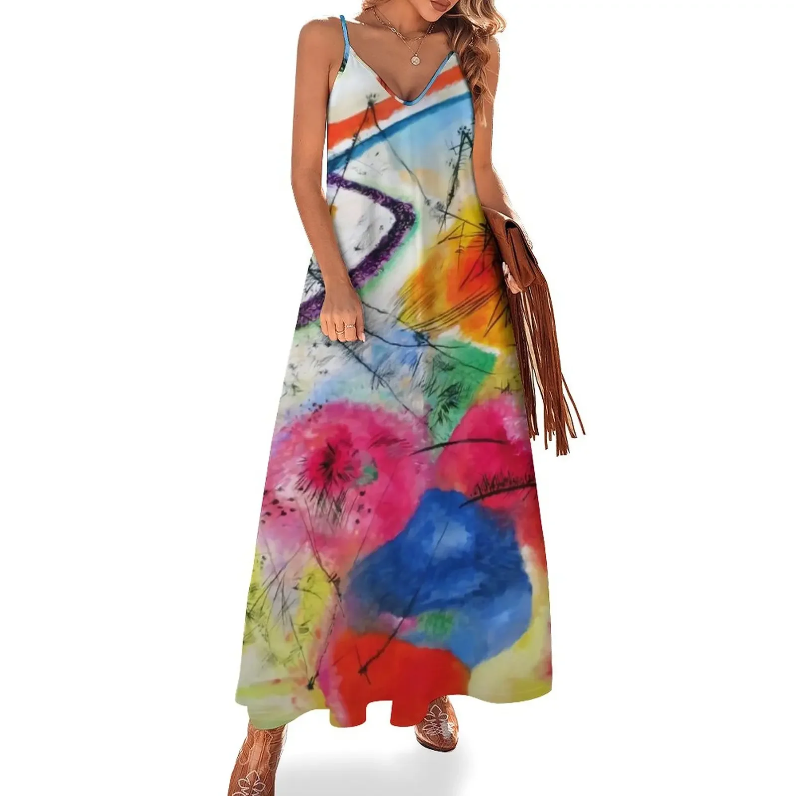 Kandinsky Black Lines Sleeveless Dress Long dresses Women's long dress women's evening dresses Women's summer skirt
Kandinsky Black Lines Sleeveless Dress Long dresses Women's long dress women's evening dresses Women's summer skirt