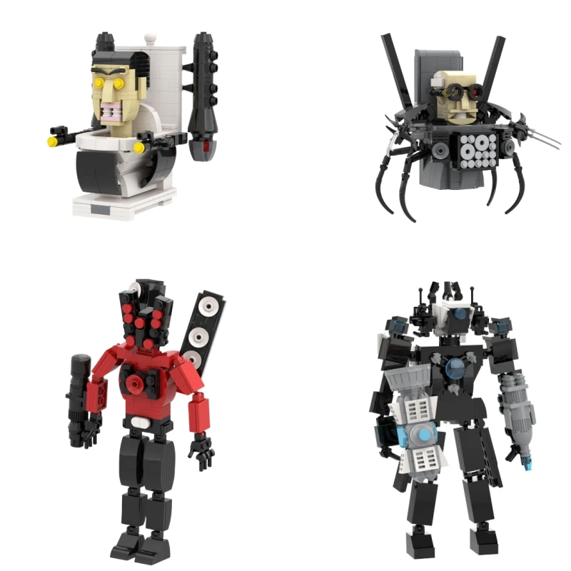 4-in-1 Skibidi Toilet Building Blocks Set A Series of Titan Skibidi Toilet Video Speakerman Figure 2024 For Kids Birthday Gifts
4-in-1 Skibidi Toilet Building Blocks Set A Series of Titan Skibidi Toilet Video Speakerman Figure 2024 For Kids Birthday Gifts