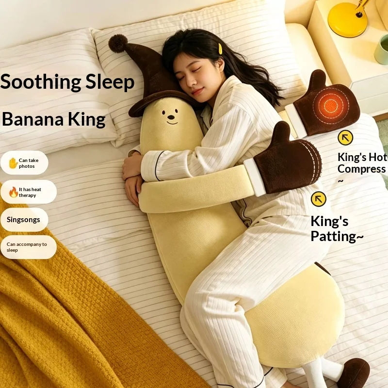 Banana King Soothing Patting Heatable Sleeping Body Pillow For Adult Women Side Sleeper Leg Hugging Pillow For Bedroom Nap Sleep
Banana King Soothing Patting Heatable Sleeping Body Pillow For Adult Women Side Sleeper Leg Hugging Pillow For Bedroom Nap Sleep