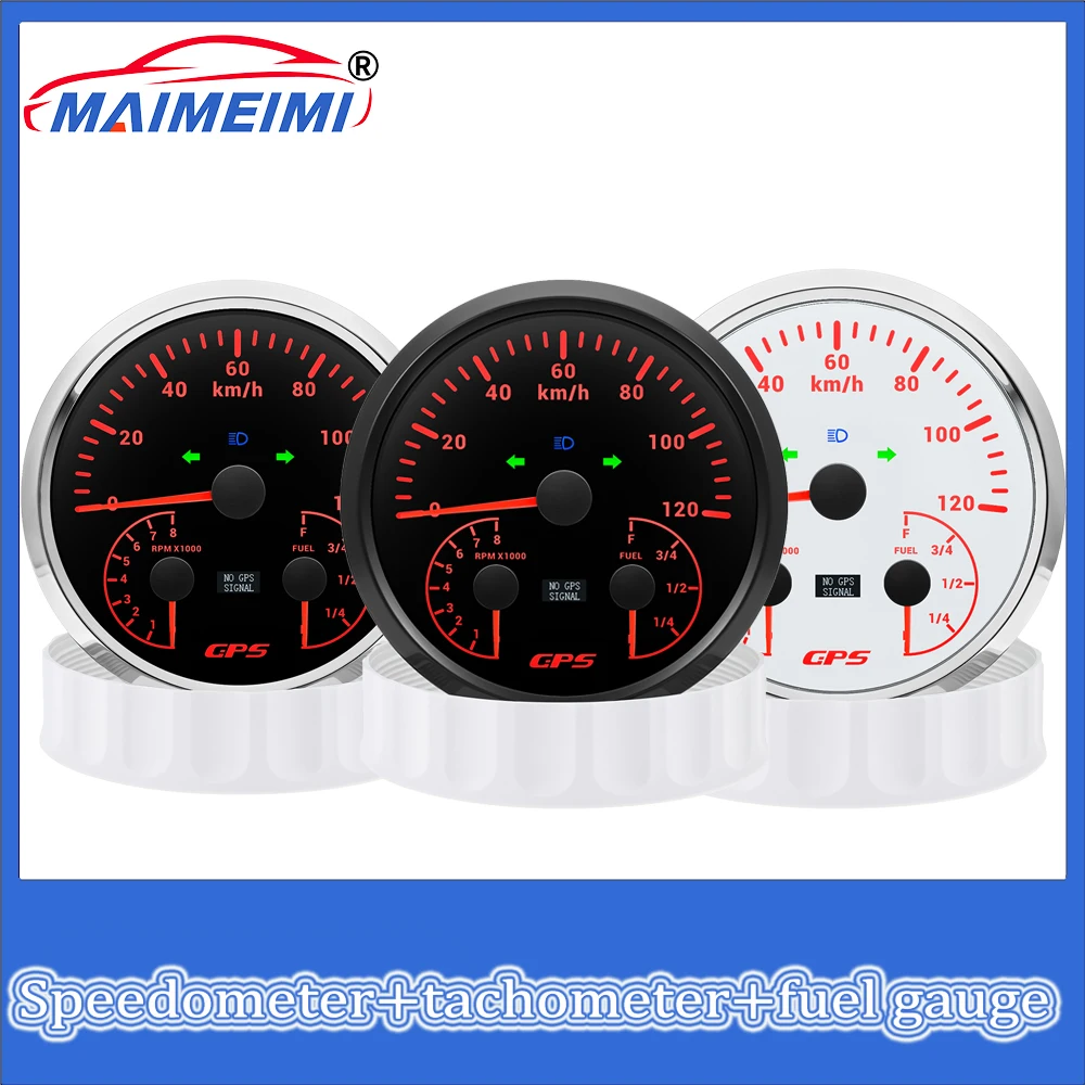 0-120KMH Speedometer+0-8000RPM Tachometer+E-F Fuel Gauge 3 in 1 Digital Pointer Instrument 7-color Backlight for Car Boat
0-120KMH Speedometer+0-8000RPM Tachometer+E-F Fuel Gauge 3 in 1 Digital Pointer Instrument 7-color Backlight for Car Boat