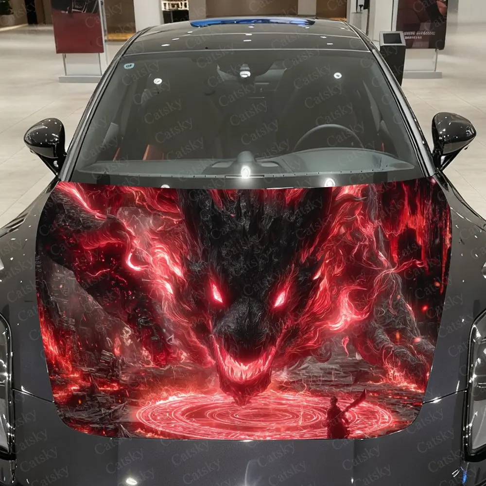 Blood-Eyed Black Flame Dragon Car Vinyl Wrap, PVC Waterproof Car Hood Sticker, Self-Adhesive Scratch-Resistant Stickers
Blood-Eyed Black Flame Dragon Car Vinyl Wrap, PVC Waterproof Car Hood Sticker, Self-Adhesive Scratch-Resistant Stickers
