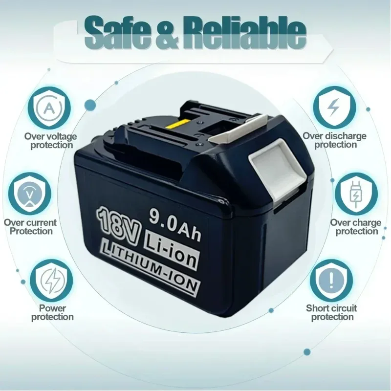 NEW For Makita New original battery100% li-ion replaceme power tool battery 18v 9Ah BL1860 BL1850B BL1850 BL1840 BL1830 bl1850b
NEW For Makita New original battery100% li-ion replaceme power tool battery 18v 9Ah BL1860 BL1850B BL1850 BL1840 BL1830 bl1850b