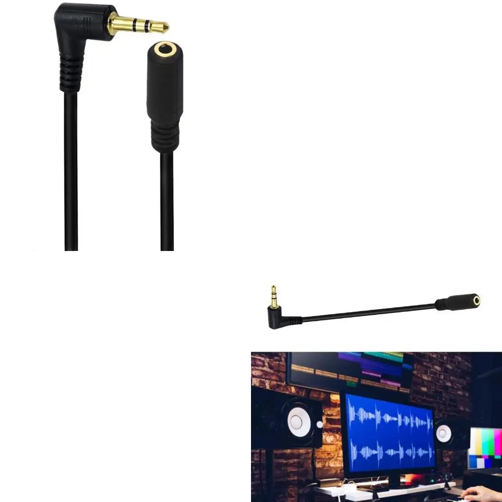 Space Saving 3.5mm 3Pole Male to 3.5mm 4Pole Female Audios Adapter Cable for Headphones and Smartphones
Space Saving 3.5mm 3Pole Male to 3.5mm 4Pole Female Audios Adapter Cable for Headphones and Smartphones