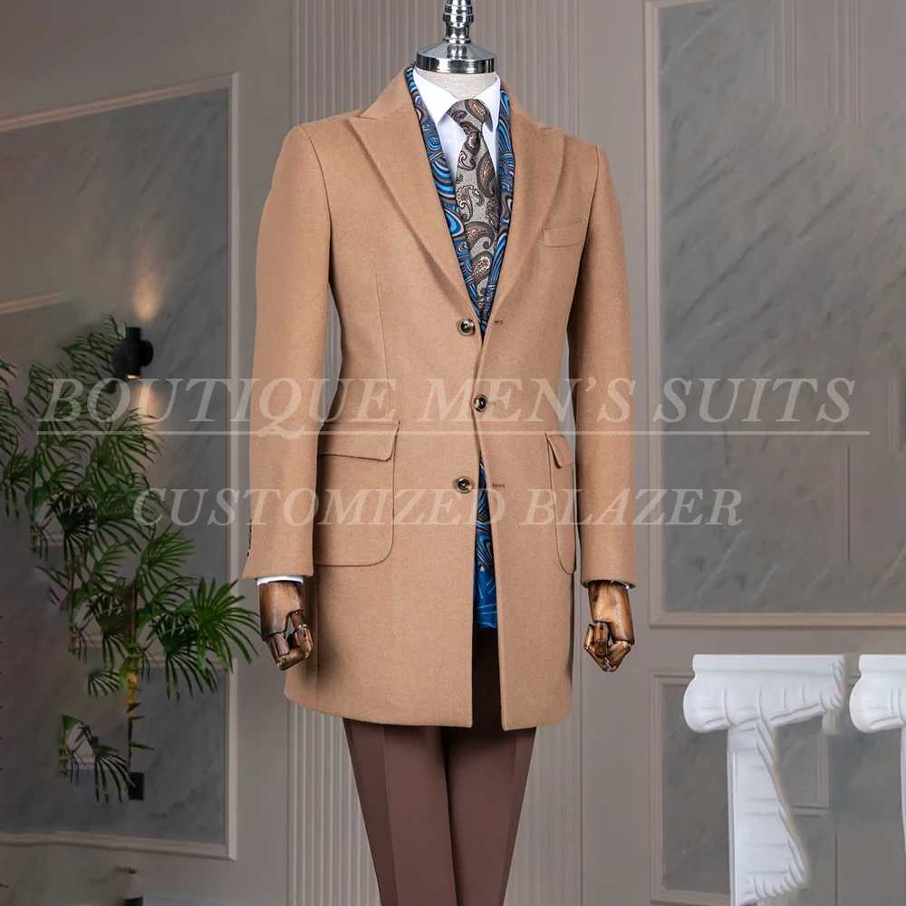 Элегантные мужские костюмы, модные однобортные костюмы с острым лацканом, приталенный комплект из двух предметов, куртка и брюки, индивидуальная деловая мужская одежда
Элегантные мужские костюмы, модные однобортные костюмы с острым лацканом, приталенный комплект из двух предметов, куртка и брюки, индивидуальная деловая мужская одежда