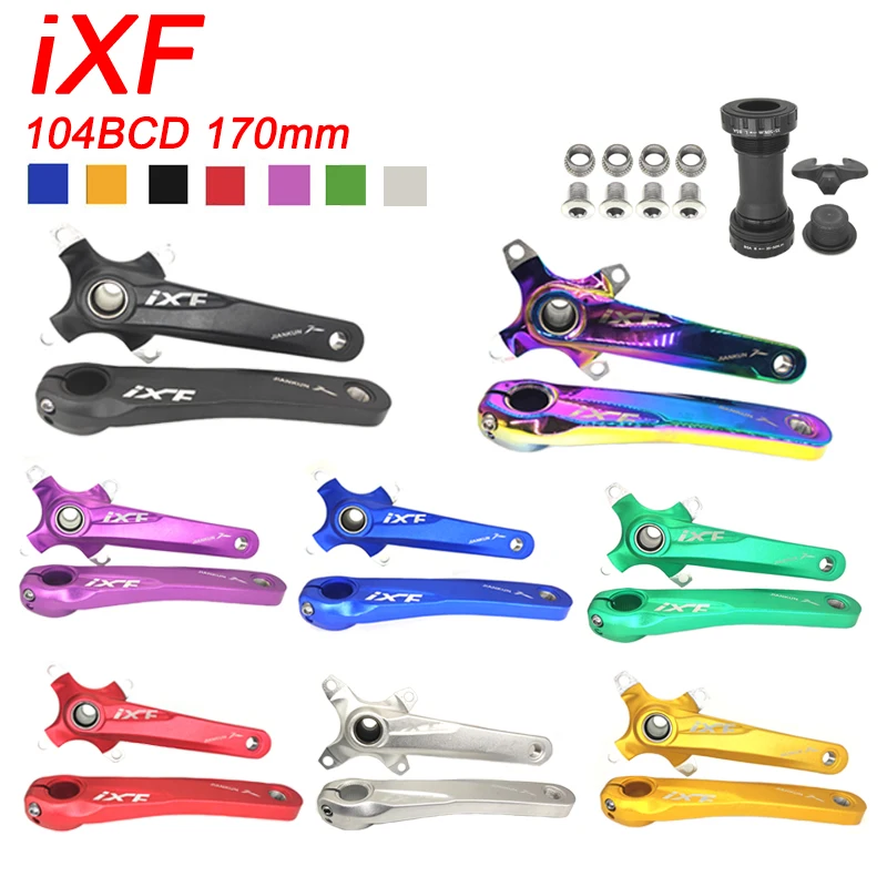 IXF 104BCD однодисковый кривошипник 170 мм Hollowtech кривошипный кривошипник для горного велосипеда с нижней частью BSA Запчасти для горного велосипеда серебристо-золотистый черный
IXF 104BCD однодисковый кривошипник 170 мм Hollowtech кривошипный кривошипник для горного велосипеда с нижней частью BSA Запчасти для горного велосипеда серебристо-золотистый черный