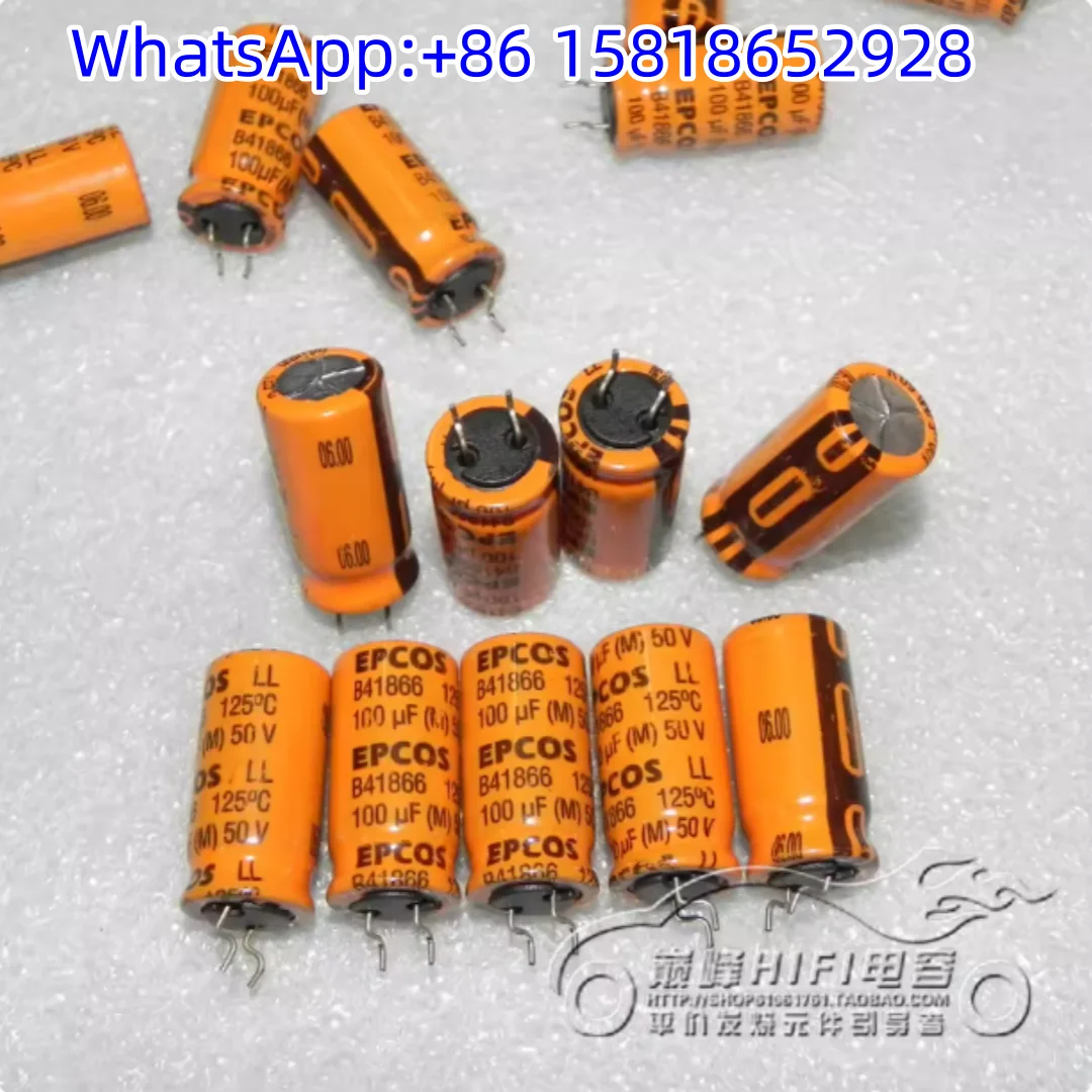 10pcs Original Box EPCOS 50V100uF Orange High-Temperature Cathode Aluminum Electrolytic Capacitors
10pcs Original Box EPCOS 50V100uF Orange High-Temperature Cathode Aluminum Electrolytic Capacitors