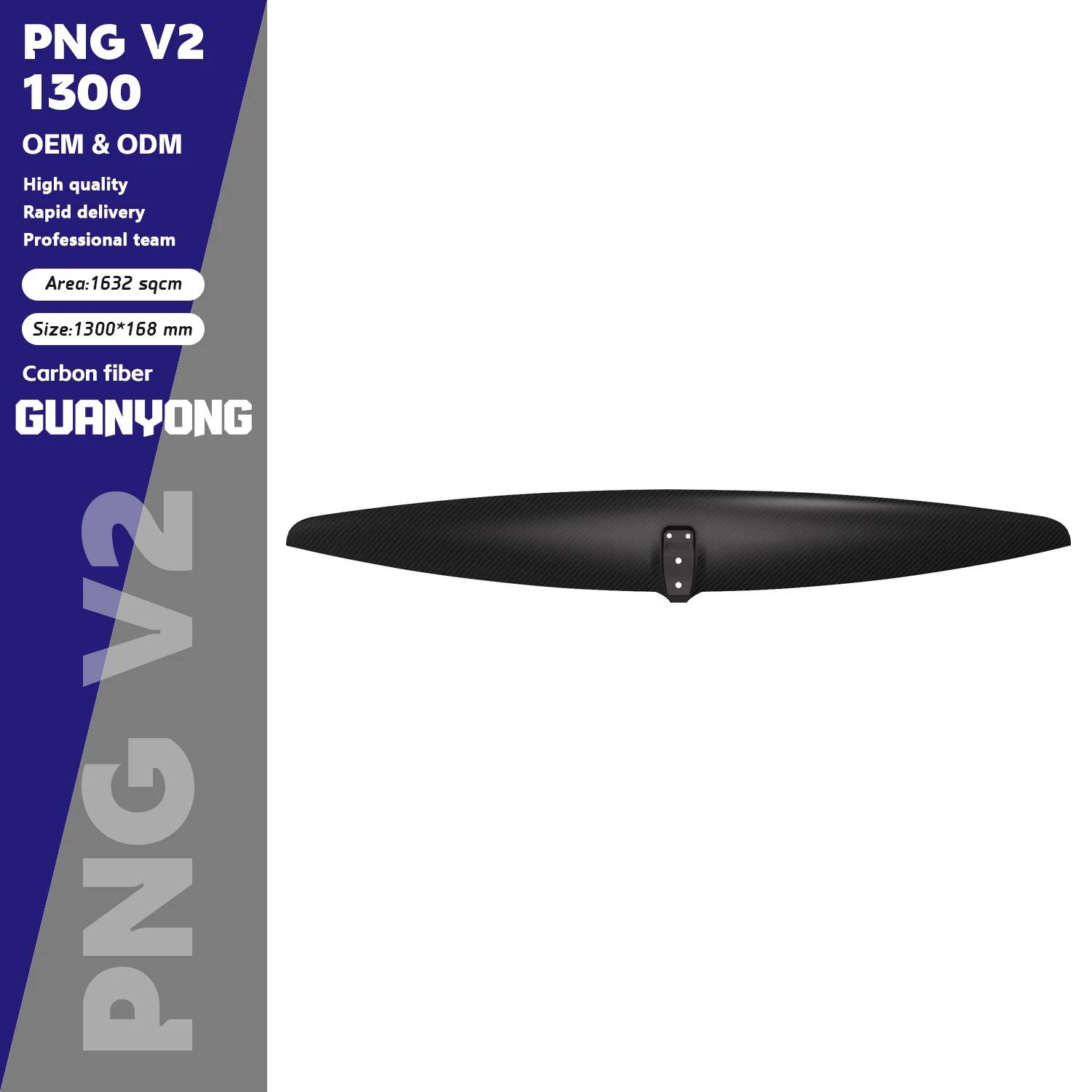 AXIS PNG V2 1300 Carbon Fiber Hydrofoil Front Wing 1632sqcm For Kitesurfing Water Sport-Black
AXIS PNG V2 1300 Carbon Fiber Hydrofoil Front Wing 1632sqcm For Kitesurfing Water Sport-Black