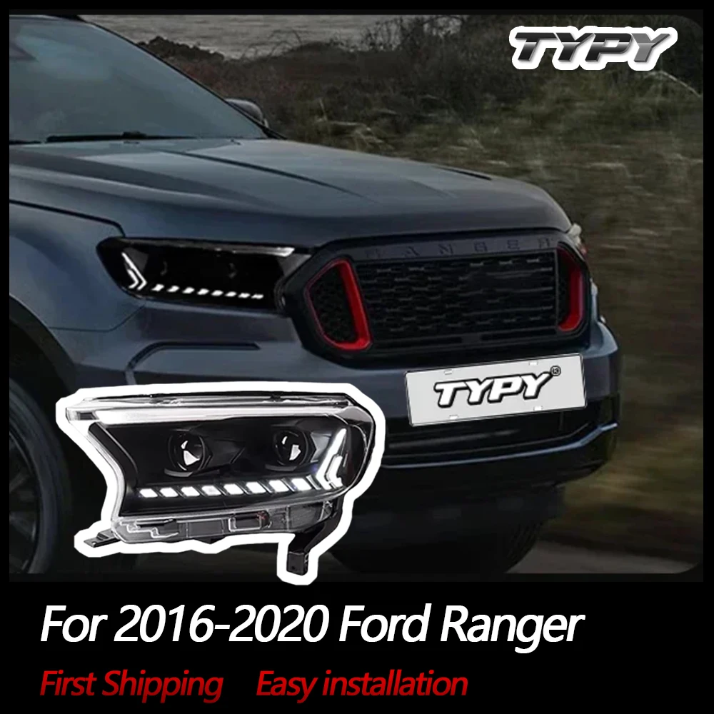 TYPY New LED Headlight Upgrade Modified Full Head Lamp Turn Signals Daytime Running Lights For 2016-2020 Ford Ranger
TYPY New LED Headlight Upgrade Modified Full Head Lamp Turn Signals Daytime Running Lights For 2016-2020 Ford Ranger