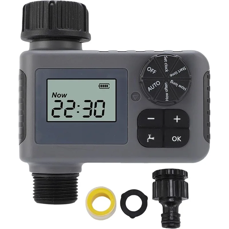 Automatic Watering BSP3/4" Controller IP55 Water Proof Rating Universal Thread Digital Drip Irrigation System with Impact ABS
Automatic Watering BSP3/4" Controller IP55 Water Proof Rating Universal Thread Digital Drip Irrigation System with Impact ABS