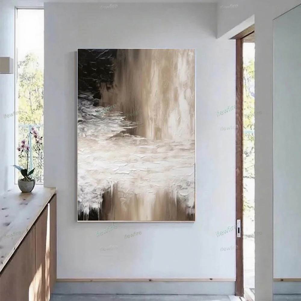 Home Decor Pattern Nordic Hand-Painted Abstract Oil Paintings Beautiful Line Texture Canvas Image Modern Salon Wall Art Poster
Home Decor Pattern Nordic Hand-Painted Abstract Oil Paintings Beautiful Line Texture Canvas Image Modern Salon Wall Art Poster