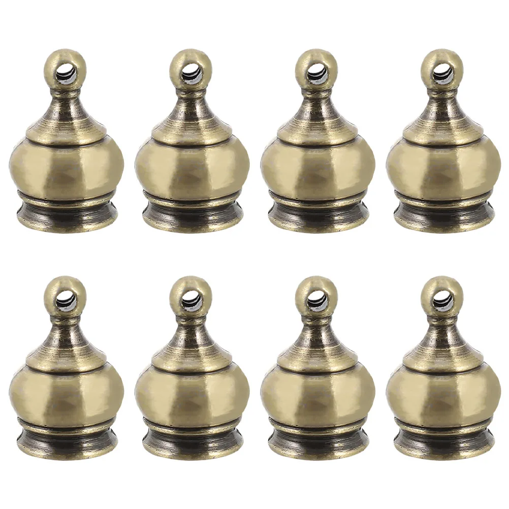 8pcs Crown Shaped Lamp Finial Brass Screw Knob Cap Lamp Shade Toppers Bed Post Finials Home Decor Lighting Accessories Craft
8pcs Crown Shaped Lamp Finial Brass Screw Knob Cap Lamp Shade Toppers Bed Post Finials Home Decor Lighting Accessories Craft