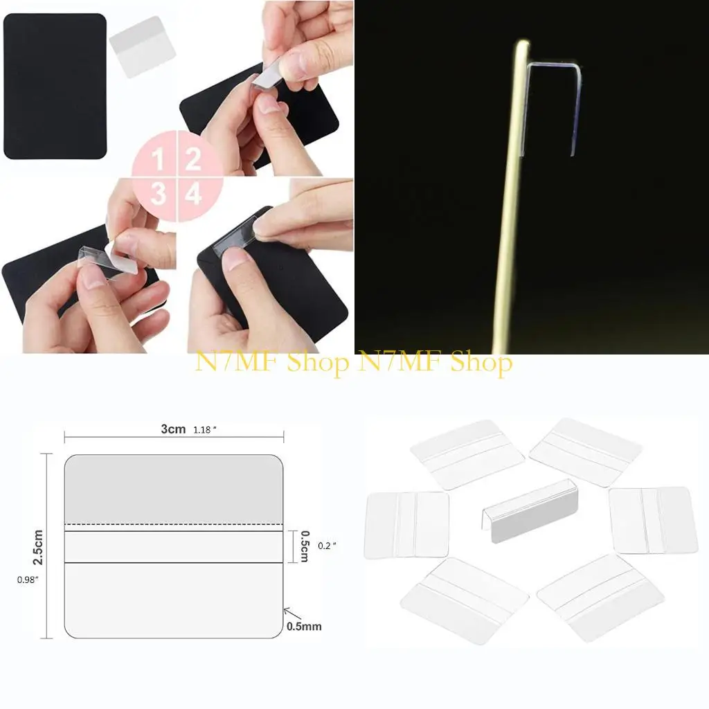 N7MF Transparent Earring Card Adapter Back Self-Adhesive Lip Adapter Plastic Lip Hanger Display Earring Necklace Card Jewelry
N7MF Transparent Earring Card Adapter Back Self-Adhesive Lip Adapter Plastic Lip Hanger Display Earring Necklace Card Jewelry