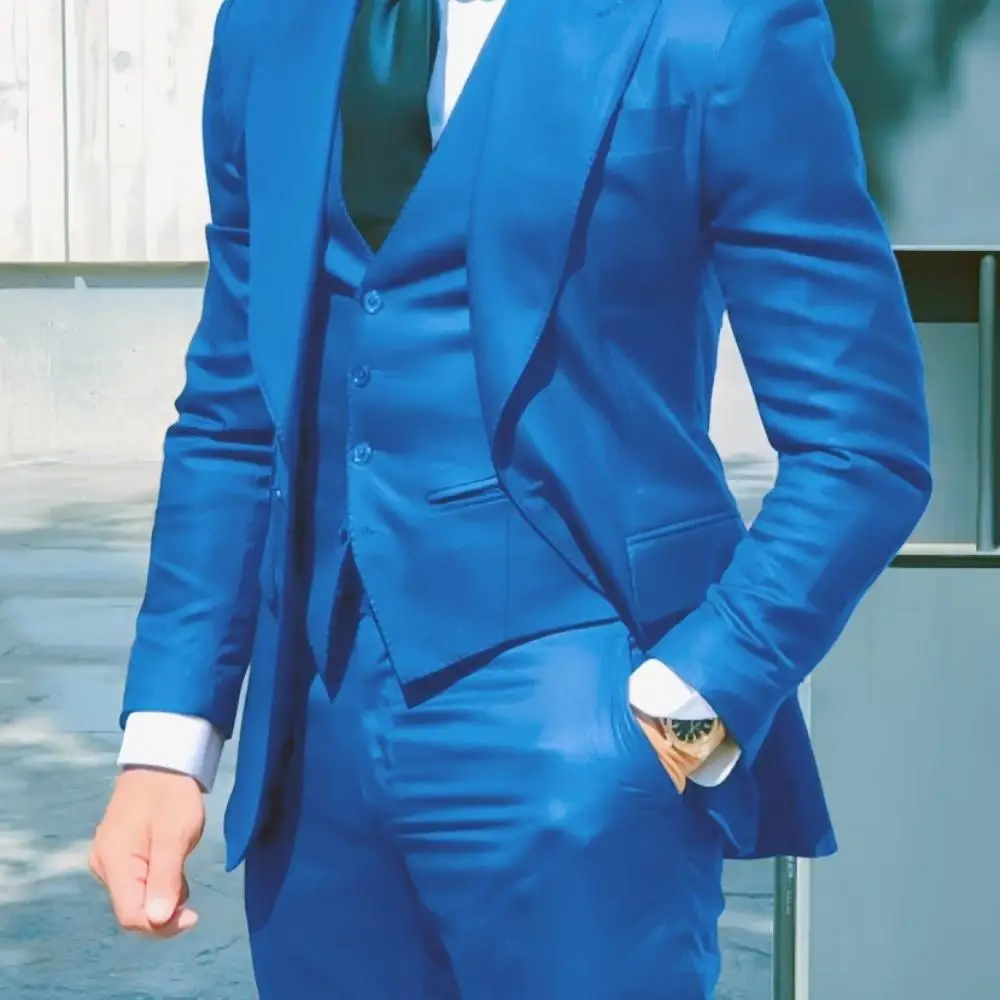 New Costume Homme Popular Clothing Luxury Party Stage Men's Suit Groomsmen Regular Fit Tuxedo 3 Peice Set Jacket+Trousers+Vest
New Costume Homme Popular Clothing Luxury Party Stage Men's Suit Groomsmen Regular Fit Tuxedo 3 Peice Set Jacket+Trousers+Vest