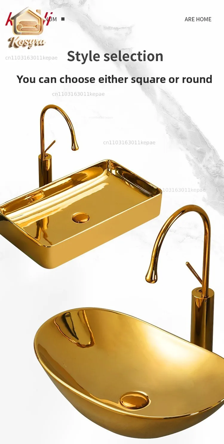 European wash basin beauty club family golden wash basin washbasin on the balcony bathroom wash basin
European wash basin beauty club family golden wash basin washbasin on the balcony bathroom wash basin