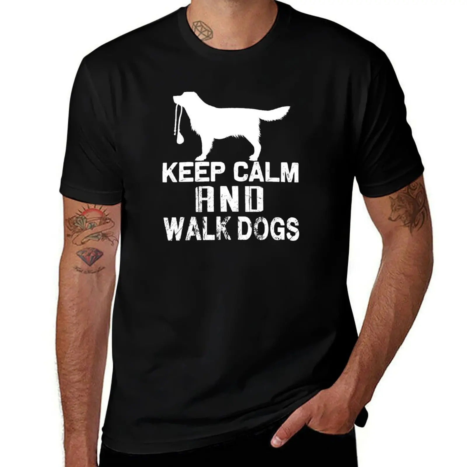 Walking Dogs T-Shirt quick drying kawaii clothes blue archive oversize t-shirts man Men's cotton t-shirt
Walking Dogs T-Shirt quick drying kawaii clothes blue archive oversize t-shirts man Men's cotton t-shirt