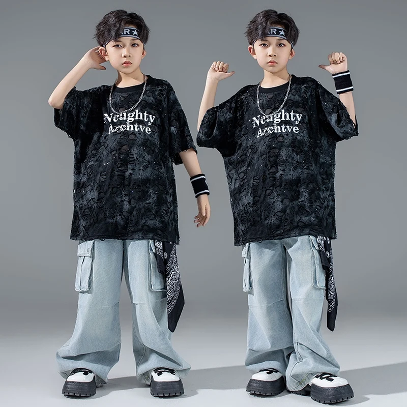 2025 Children'S Day Jazz Dance Performance Stage Costumes For Boys Loose T-Shirt Cargo Pants Boys Hip Hop Street Wear DQS19834
2025 Children'S Day Jazz Dance Performance Stage Costumes For Boys Loose T-Shirt Cargo Pants Boys Hip Hop Street Wear DQS19834
