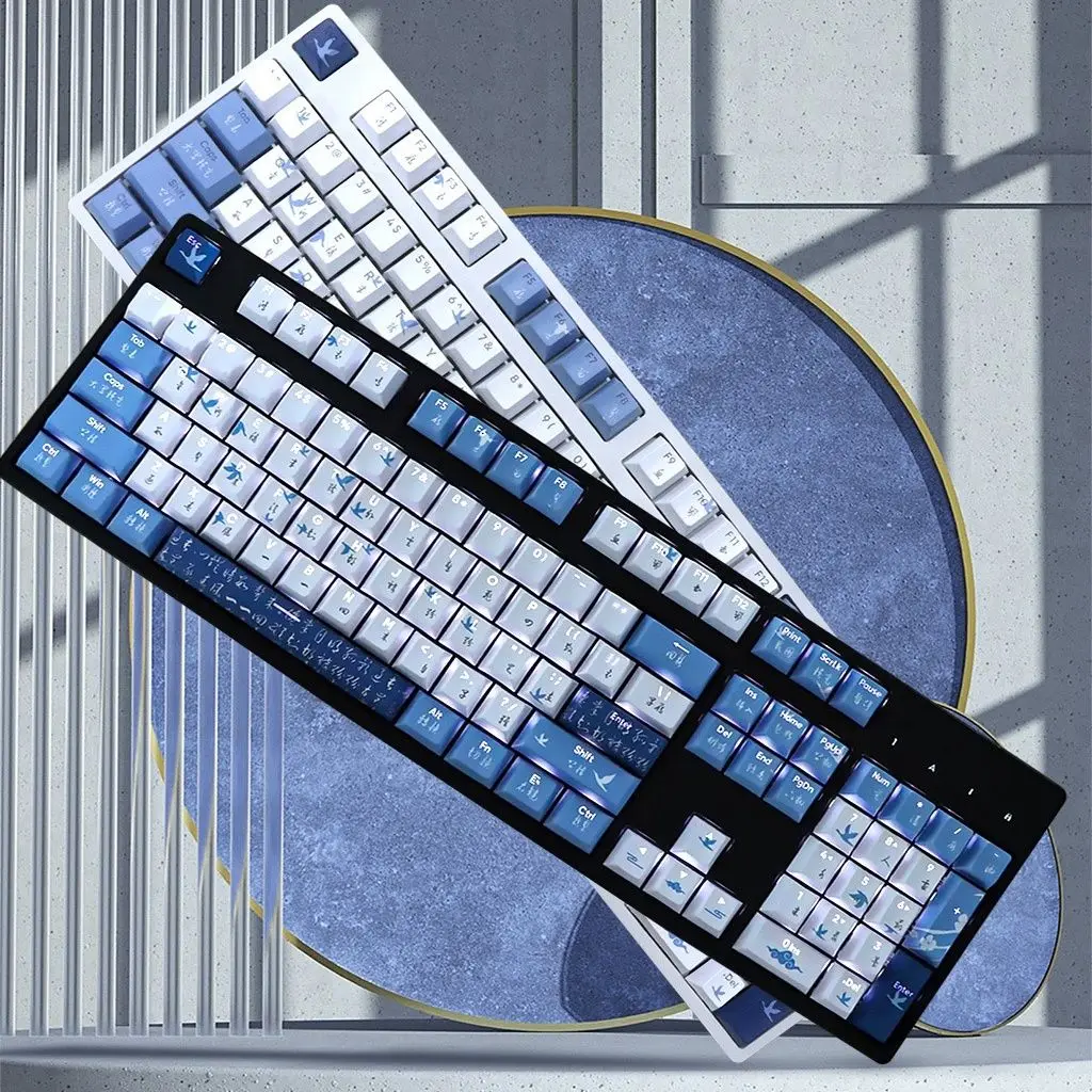 Guiyan Transparent Keycap 108 Keys Hot Sublimation Blue Keycap Mechanical Keyboard 61/87/104
Guiyan Transparent Keycap 108 Keys Hot Sublimation Blue Keycap Mechanical Keyboard 61/87/104
