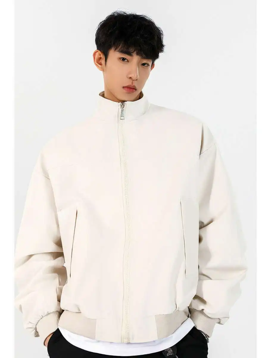 New Autumn Men's Jaet Flight Coat Stand Collar Workwear Large Size Jaet Trendy Outerwear Loose Fit Youth Faion
New Autumn Men's Jaet Flight Coat Stand Collar Workwear Large Size Jaet Trendy Outerwear Loose Fit Youth Faion