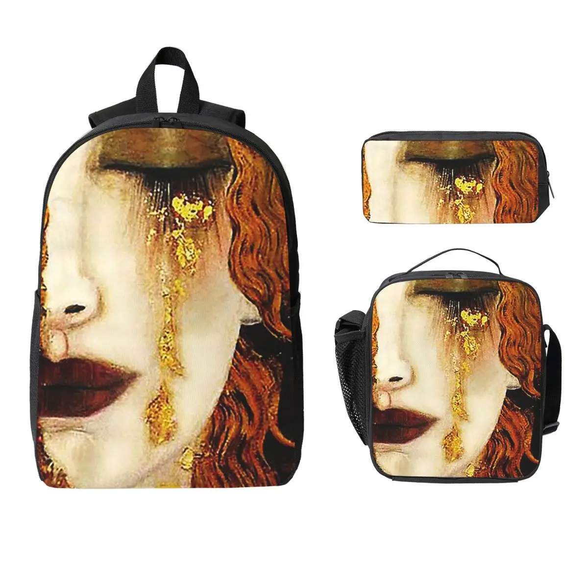 Klimt Golden T Backpack Boys Girls BookBag School Bag Laptop Shoulder Bags 3ps Insulated Lunch Bag Pencil Case
Klimt Golden T Backpack Boys Girls BookBag School Bag Laptop Shoulder Bags 3ps Insulated Lunch Bag Pencil Case
