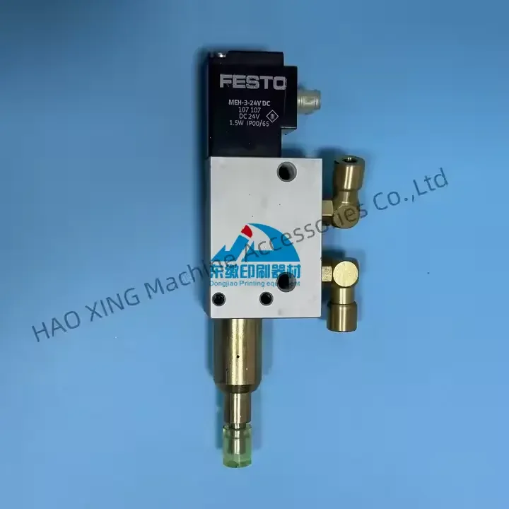 Best Quality MEH-3-24V DC Valve Unit Cylinder for Heidelberg SM102 Offset Printing System Machine Parts SM102 Cylinder Valve
Best Quality MEH-3-24V DC Valve Unit Cylinder for Heidelberg SM102 Offset Printing System Machine Parts SM102 Cylinder Valve