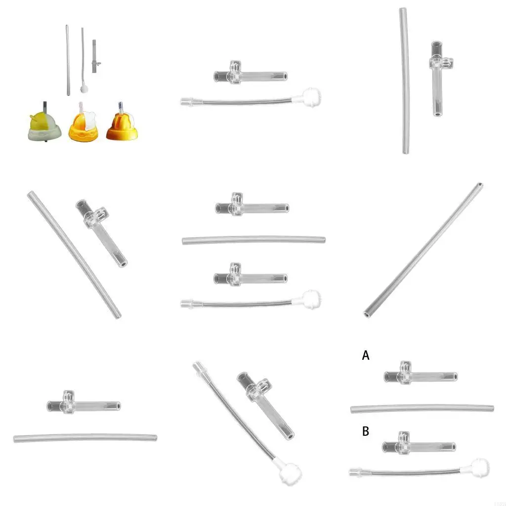 Child Water Bottle Straws Replacement Set Fun & Functional Silicone Drinking Straws Adapters Suitable for Water Cup L8RB
Child Water Bottle Straws Replacement Set Fun & Functional Silicone Drinking Straws Adapters Suitable for Water Cup L8RB