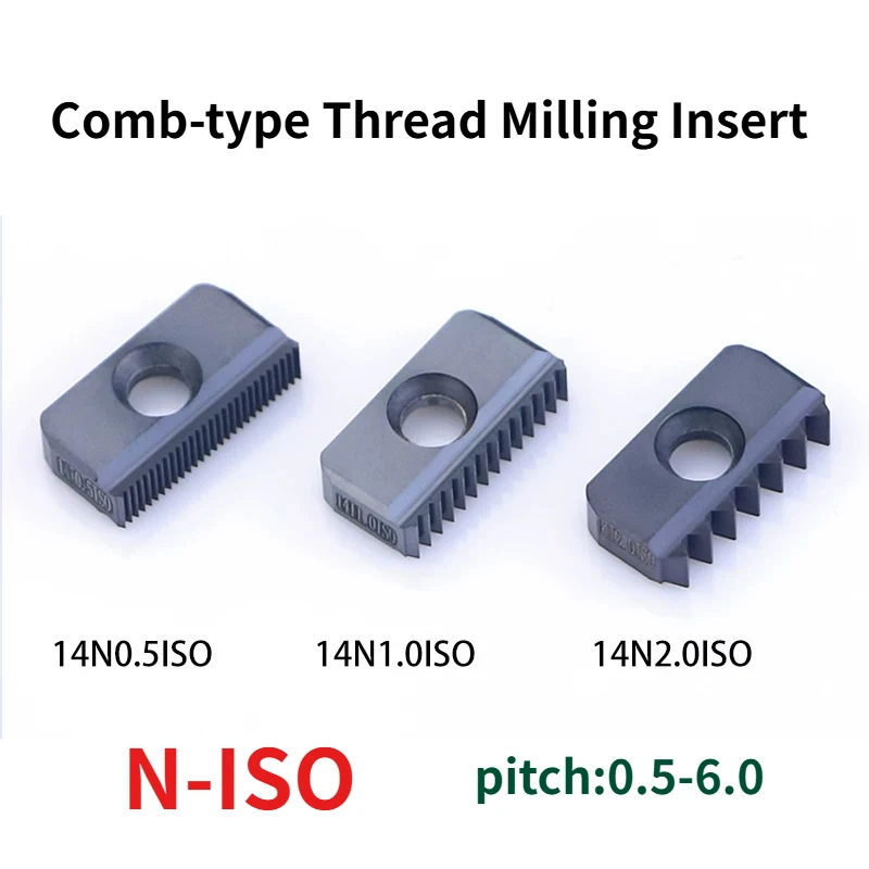 Comb Milling Insert, Thread Milling Insert, Comb Blade – Sizes 12/14/21/30, 40N, Pitches 1.0/1.5/2.0/2.5, ISO CNC Tools
Comb Milling Insert, Thread Milling Insert, Comb Blade – Sizes 12/14/21/30, 40N, Pitches 1.0/1.5/2.0/2.5, ISO CNC Tools
