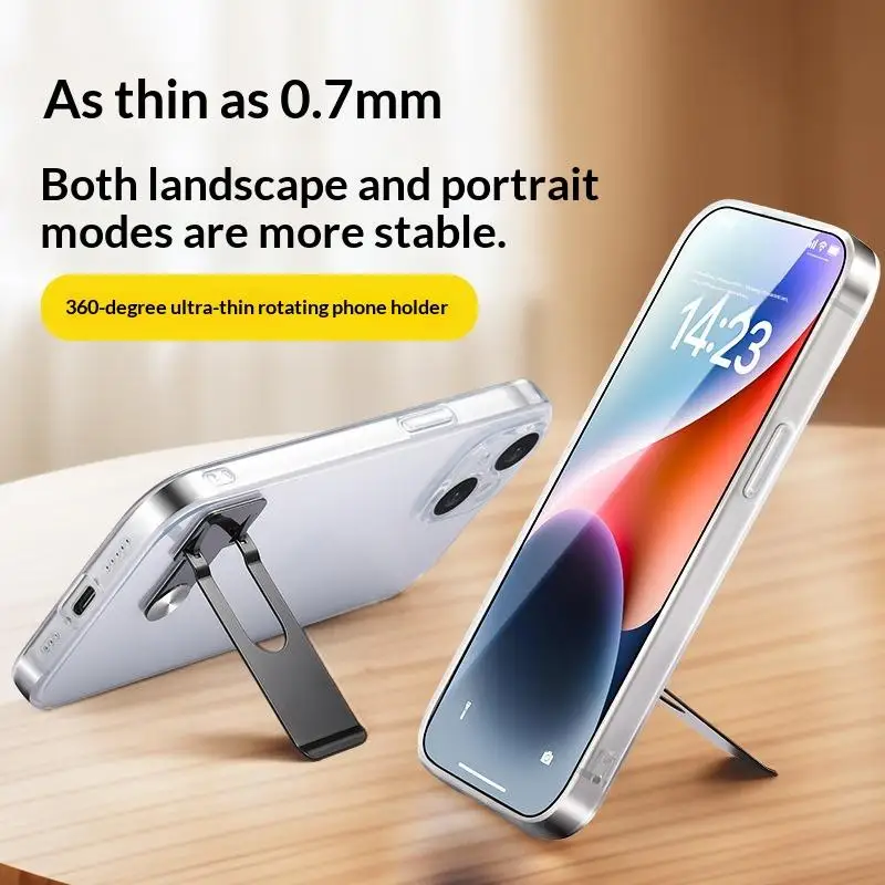 0.6mm Ultra Thin Mini Phone Kickstand Universal Desktop Stand Lightweight Pocket Size Phone Holder for Travel Reading Study
0.6mm Ultra Thin Mini Phone Kickstand Universal Desktop Stand Lightweight Pocket Size Phone Holder for Travel Reading Study