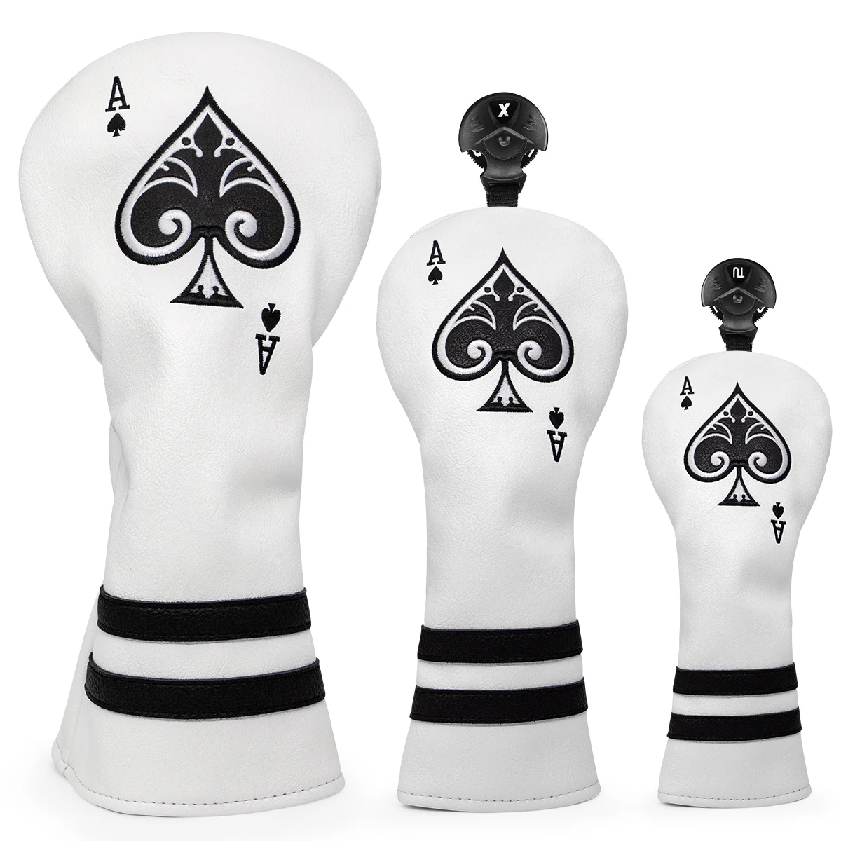 Головные уборы для гольф-клуба Spade A для водителя Fairway, Гибридные деревянные головные уборы с бирками с номером для #1 #3 #5, головной убор из леса
Головные уборы для гольф-клуба Spade A для водителя Fairway, Гибридные деревянные головные уборы с бирками с номером для #1 #3 #5, головной убор из леса