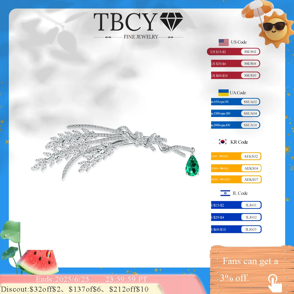 TBCYD 5*8 мм изумрудный рубин с сапфиром, стерлинговое серебро 925 пробы, броши для женщин, высокоуглеродистые бриллианты, драгоценные камни, элегантная брошь из пшеницы, ювелирные изделия
TBCYD 5*8 мм изумрудный рубин с сапфиром, стерлинговое серебро 925 пробы, броши для женщин, высокоуглеродистые бриллианты, драгоценные камни, элегантная брошь из пшеницы, ювелирные изделия