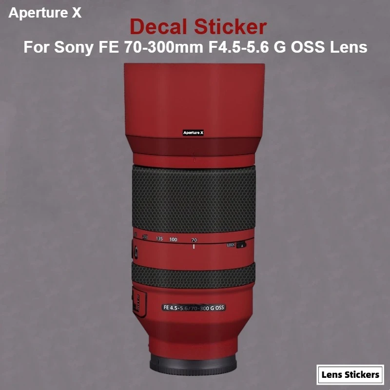 Для Sony FE 70-300 мм F4,5-5,6 G OSS ( SEL70300G) наклейка на объектив камеры с защитой от царапин, защитная пленка, защитная пленка для тела 70-300
Для Sony FE 70-300 мм F4,5-5,6 G OSS ( SEL70300G) наклейка на объектив камеры с защитой от царапин, защитная пленка, защитная пленка для тела 70-300