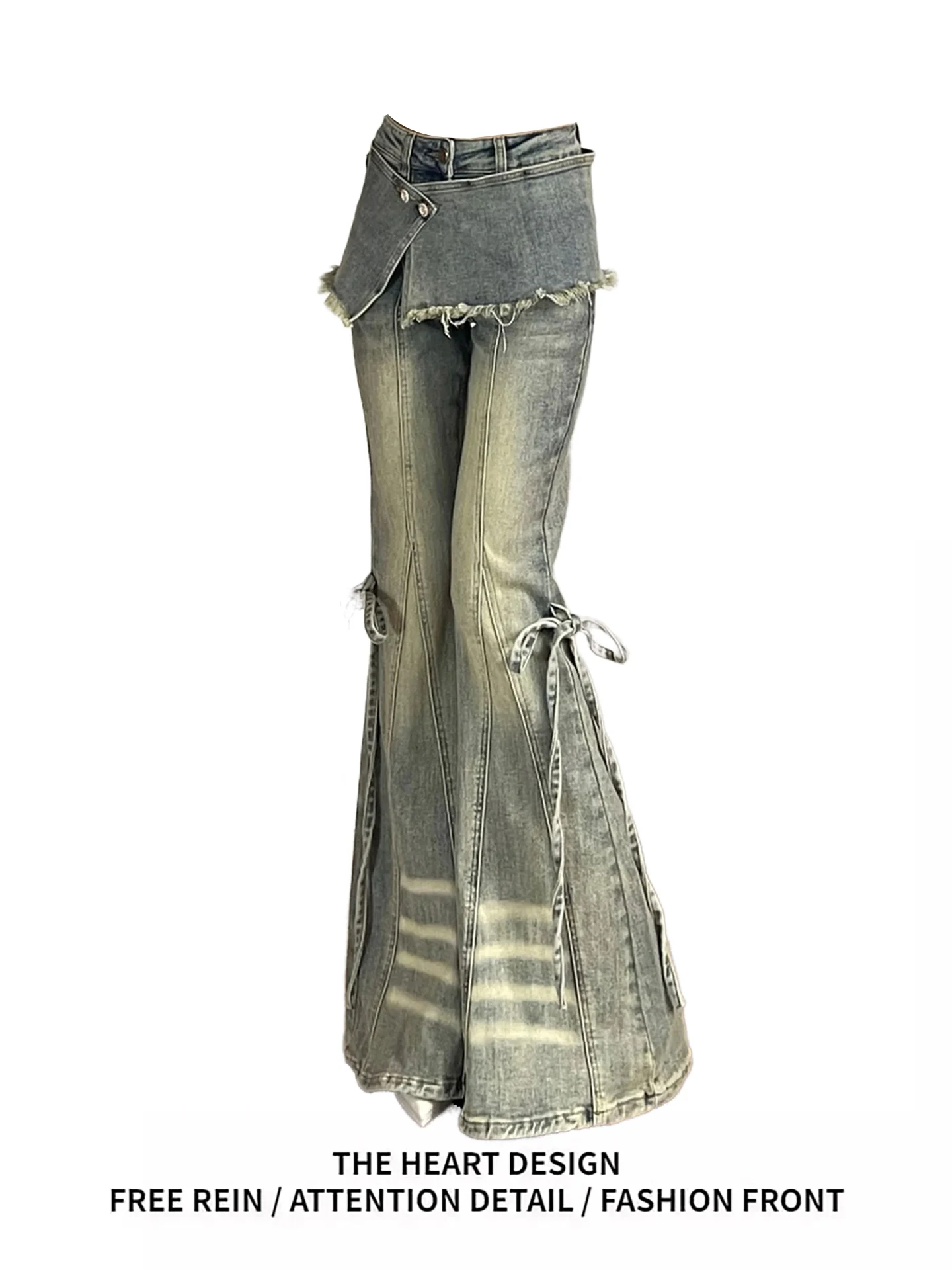 American Style Hot Girl High Waist Bell Bottom Jeans Women's Fashion Spring New Slim Fit Denim Pants Casual Blue Color
American Style Hot Girl High Waist Bell Bottom Jeans Women's Fashion Spring New Slim Fit Denim Pants Casual Blue Color