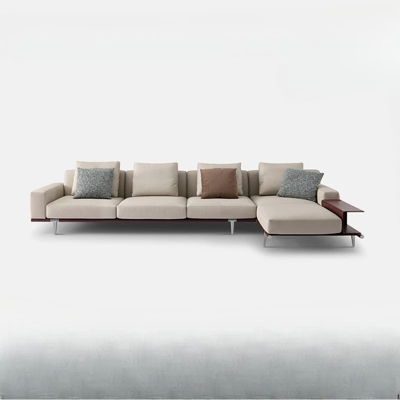 Modern simple sofa full cowhide living room combination corner villa flat sofa
Modern simple sofa full cowhide living room combination corner villa flat sofa
