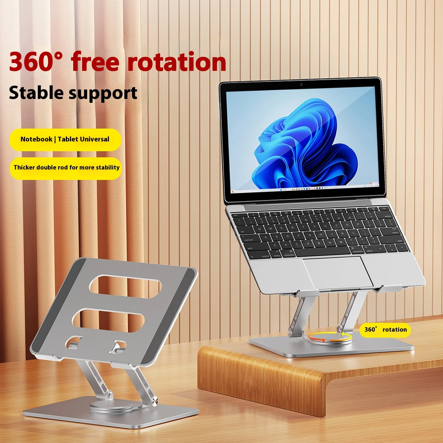 Cdisplay Adjustable Laptop Monitor Stand Foldable 360° Rotatable Desk Mobile Holder for 7-19 Inch iPad MacBook Pro PC Accessorie
Cdisplay Adjustable Laptop Monitor Stand Foldable 360° Rotatable Desk Mobile Holder for 7-19 Inch iPad MacBook Pro PC Accessorie