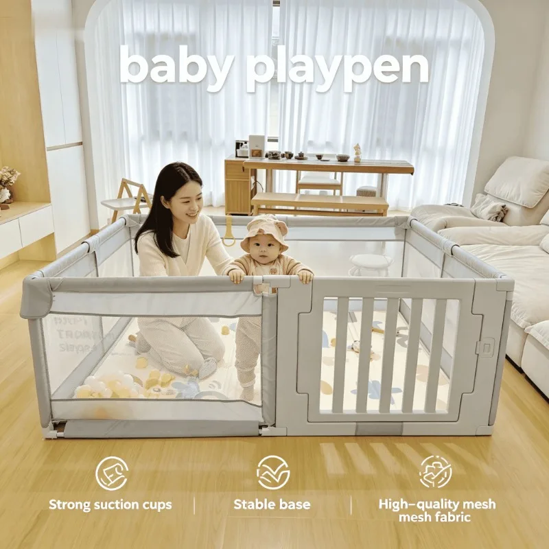 Easy Assembly Non Toxic Adjustable Expandable Indoor Outdoor Safety Gate Fence Baby Playpen Baby Playpen Play Yard Toddler
Easy Assembly Non Toxic Adjustable Expandable Indoor Outdoor Safety Gate Fence Baby Playpen Baby Playpen Play Yard Toddler