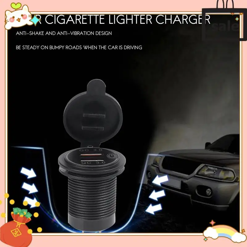 NEW-12V 36W Quick Charge 3.0 Dual USB Car Charger USB Fast Charger With Switch For Boat Motorcycle Truck Sedan
NEW-12V 36W Quick Charge 3.0 Dual USB Car Charger USB Fast Charger With Switch For Boat Motorcycle Truck Sedan