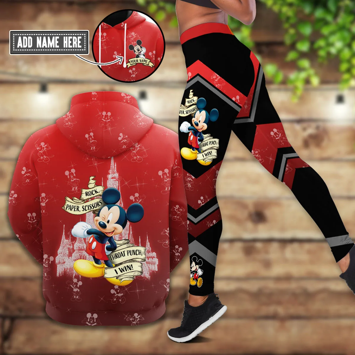 New Personalized Disney Mickey Mouse Minnie 3D Women's Hoodie and Leggings Suit Minnie Yoga Pants Sweatpants Fashion Sports Suit
New Personalized Disney Mickey Mouse Minnie 3D Women's Hoodie and Leggings Suit Minnie Yoga Pants Sweatpants Fashion Sports Suit