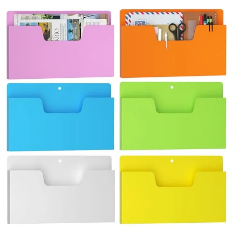 Magnetic File Holder 6 Pockets Paper Holder, Hanging File Organizer Horizontal Magnetic Mail Letter Folder Office Supplies Stor
Magnetic File Holder 6 Pockets Paper Holder, Hanging File Organizer Horizontal Magnetic Mail Letter Folder Office Supplies Stor
