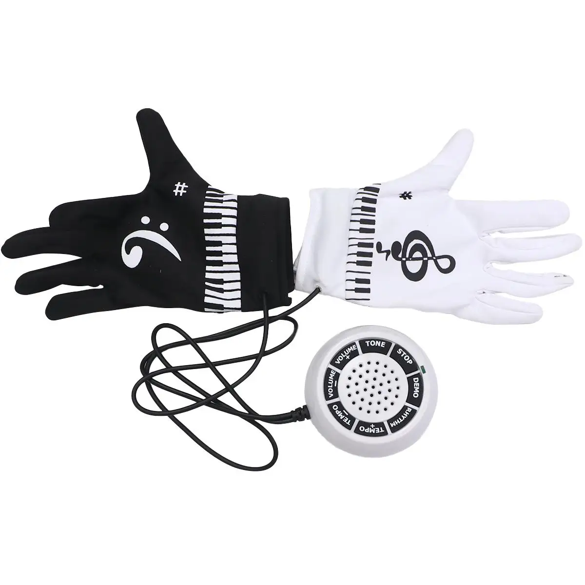 Electronic Piano Gloves Music Learning Performance 8 Sounds 20 Rhythms 6 Songs Speaker Clip Design Keyboard Instrument
Electronic Piano Gloves Music Learning Performance 8 Sounds 20 Rhythms 6 Songs Speaker Clip Design Keyboard Instrument