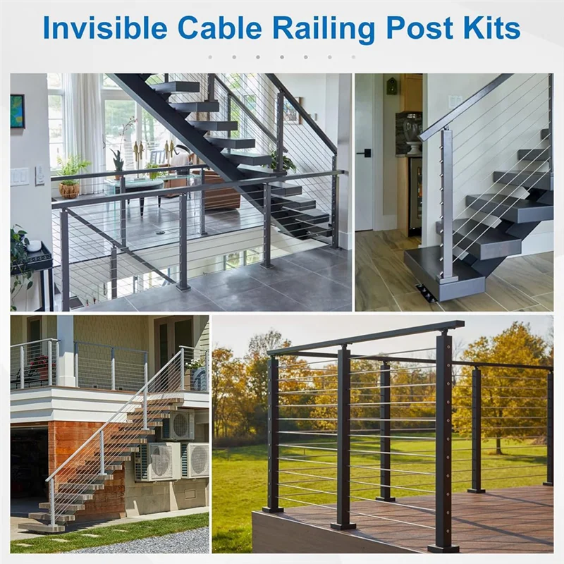 ABKJ-20Pack Invisible Cable Railing Kit For 1/8In Wire Rope, SST316 Invisible Swage Tensioner Completely Cable Railing
ABKJ-20Pack Invisible Cable Railing Kit For 1/8In Wire Rope, SST316 Invisible Swage Tensioner Completely Cable Railing