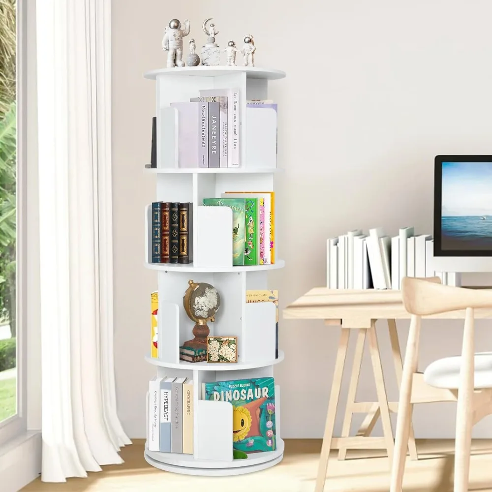 Rotating Bookshelf,Wood Corner Bookshelf Spinning Bookshelf Floor Standing Bookcase
Rotating Bookshelf,Wood Corner Bookshelf Spinning Bookshelf Floor Standing Bookcase