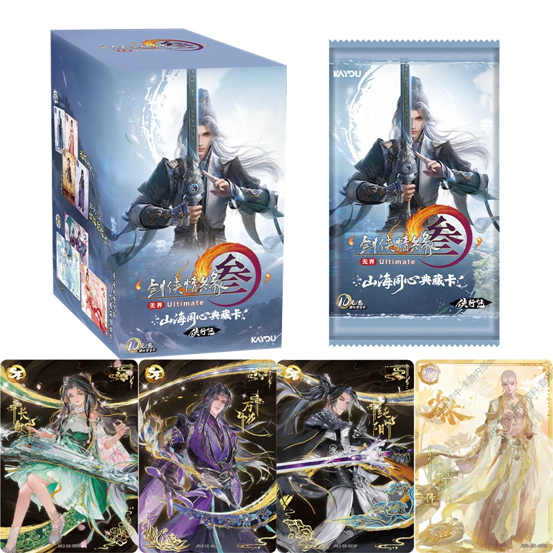 Оригинальный KAYOU JX Online 3. Карты Shan Hai Tong Xin Series Xia Xing Pack Heroes Attend The Banquet Game Коллекция аниме Карты Игрушки
Оригинальный KAYOU JX Online 3. Карты Shan Hai Tong Xin Series Xia Xing Pack Heroes Attend The Banquet Game Коллекция аниме Карты Игрушки