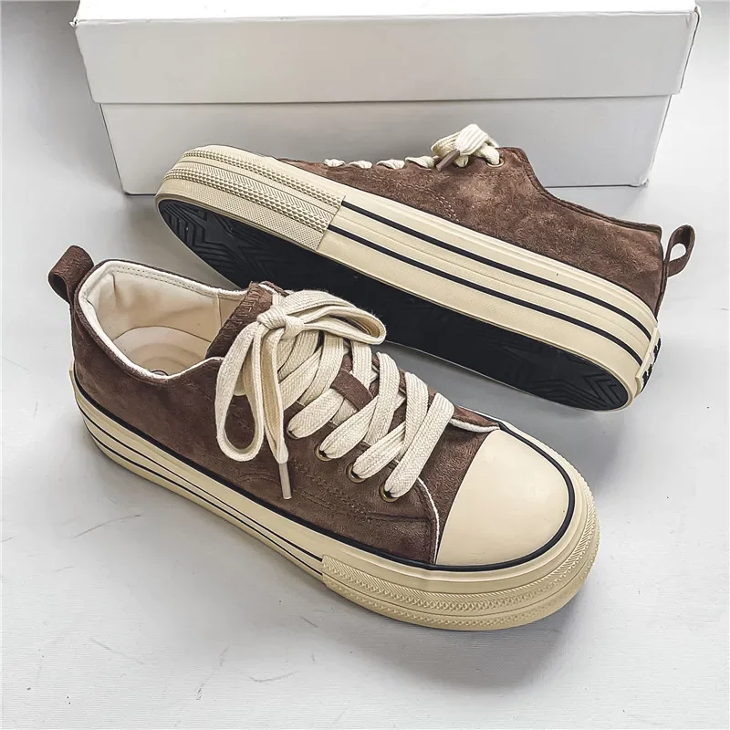 2025 New High Quality Men's Thick Soled Wear-resistant Lace Up Sports Board Shoes, Outdoor Versatile Men's Shoes Size 39-44
2025 New High Quality Men's Thick Soled Wear-resistant Lace Up Sports Board Shoes, Outdoor Versatile Men's Shoes Size 39-44