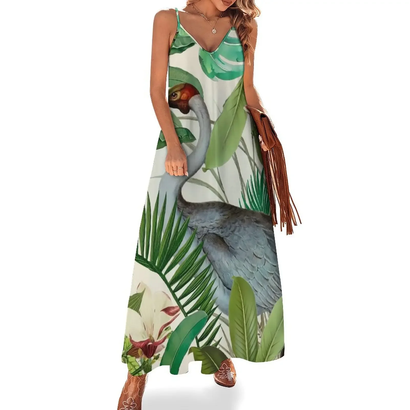Tropical Heron Bird Rainforest Sleeveless Dress women's summer dress 2025 dress summer 2025 women elegant dresses plus sizes
Tropical Heron Bird Rainforest Sleeveless Dress women's summer dress 2025 dress summer 2025 women elegant dresses plus sizes