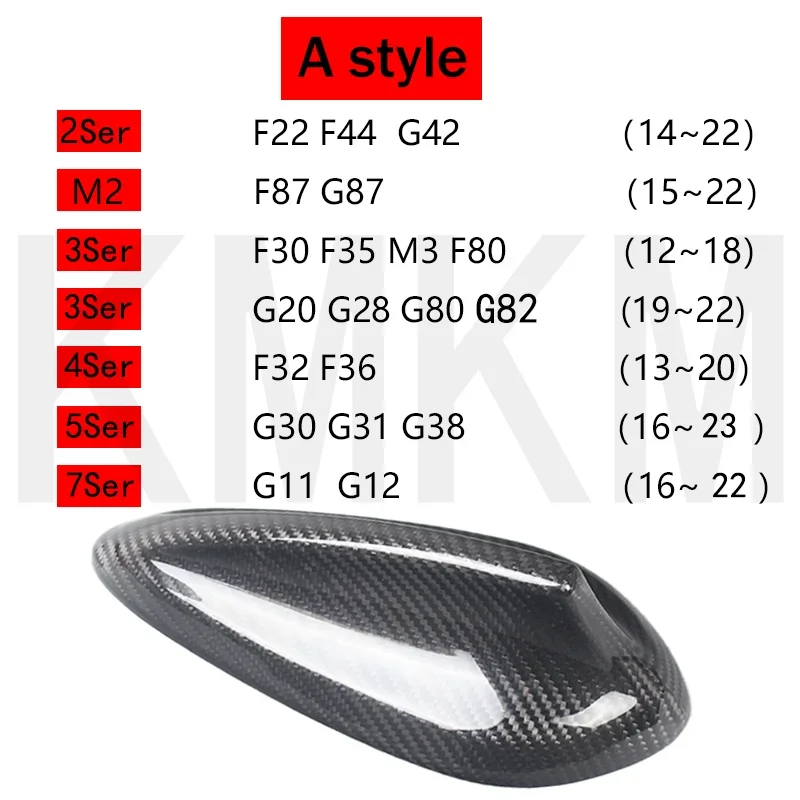 For BMW|Dry Carbon Fiber|Pattern Shark Antenna Cover|F10 F22 F25 F30 F35 F80 F87 F32 F36 F82 G30 G20 E90|1 2 3 4 5 6 7 X1 Series
For BMW|Dry Carbon Fiber|Pattern Shark Antenna Cover|F10 F22 F25 F30 F35 F80 F87 F32 F36 F82 G30 G20 E90|1 2 3 4 5 6 7 X1 Series