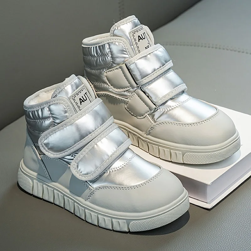 PU Leather Snow Boots For Children Thick Warm Kid's Plush Boots Waterproof Boy's Girl's Warm Boots Winter Cotton Shoes Footwear
PU Leather Snow Boots For Children Thick Warm Kid's Plush Boots Waterproof Boy's Girl's Warm Boots Winter Cotton Shoes Footwear