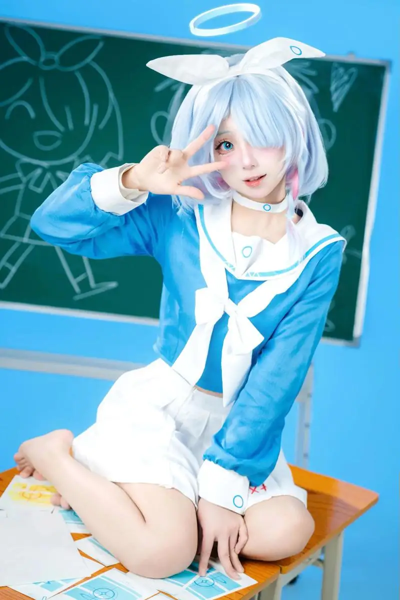 Arona Cosplay Costume JK Blue Archive Kimono Uniform for Halloween Christmas Party Masquerade Anime Shows
Arona Cosplay Costume JK Blue Archive Kimono Uniform for Halloween Christmas Party Masquerade Anime Shows
