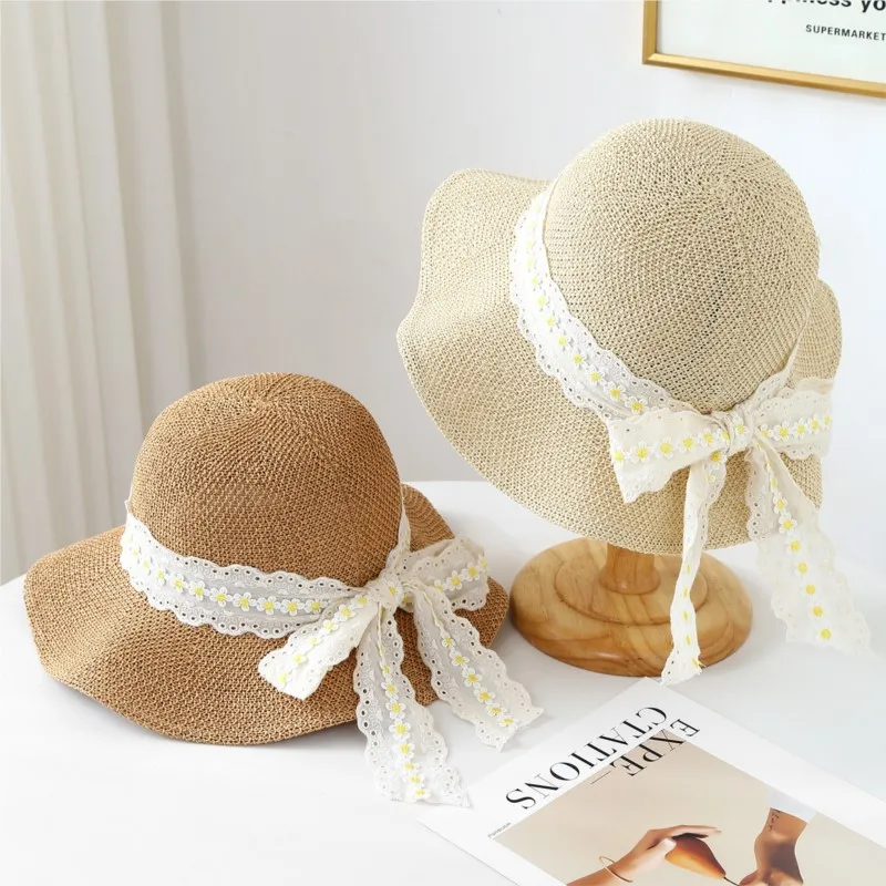 Floral knot hat larger in the front and smaller back fisherman's basin
Floral knot hat larger in the front and smaller back fisherman's basin