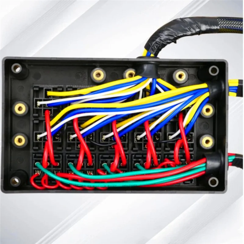 ABUG-Fuse And Relay Box Block Truck 12V Fuse Relay Box Pre-Wires 5Pin 40A ATC/ATO 15 Fuses
ABUG-Fuse And Relay Box Block Truck 12V Fuse Relay Box Pre-Wires 5Pin 40A ATC/ATO 15 Fuses