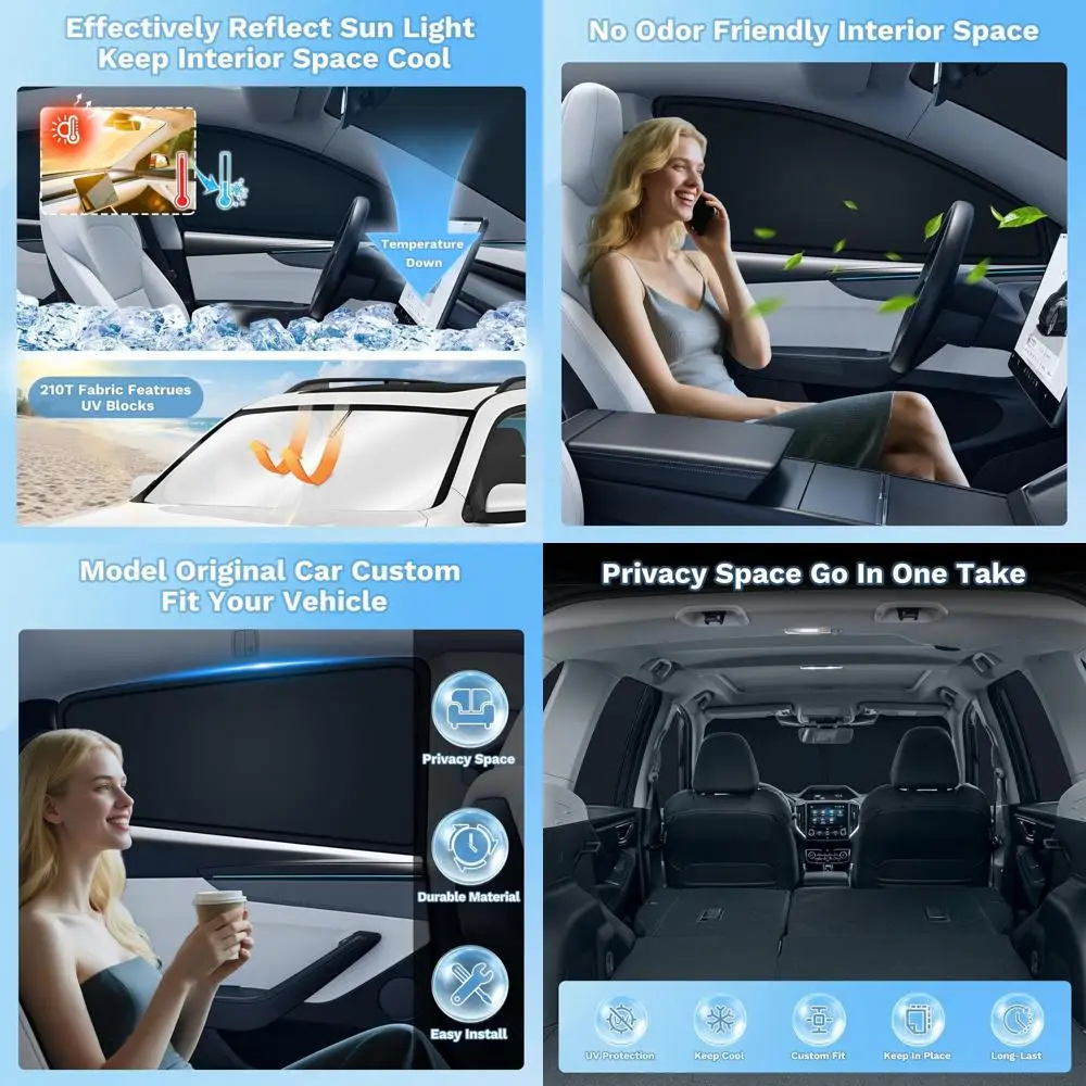 Chevy Tahoe 2015-2020 UV-Blocking Window Shades, Full Set Privacy Covers for Camping & Blackout Protection
Chevy Tahoe 2015-2020 UV-Blocking Window Shades, Full Set Privacy Covers for Camping & Blackout Protection